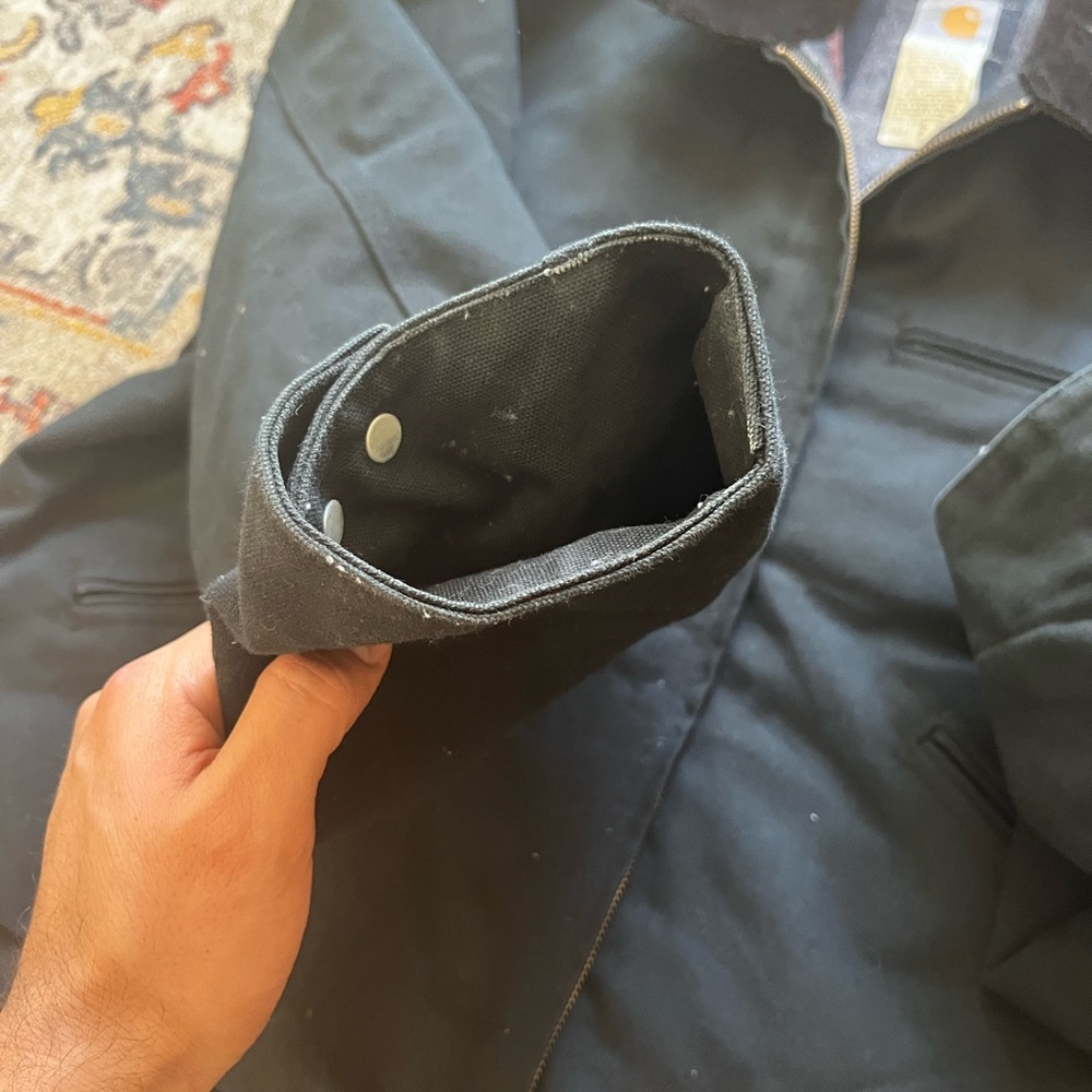 Carhartt Black Jacket Vintage J01 BLK 48 - Picture 6 of 16